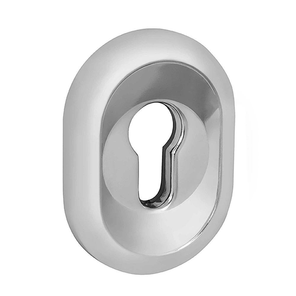 Фото Накладка на цилиндр ESC.C/CRE/OV.12 (ESC-12C) CP хром (2шт. в уп.,отгр. по 1 шт.)