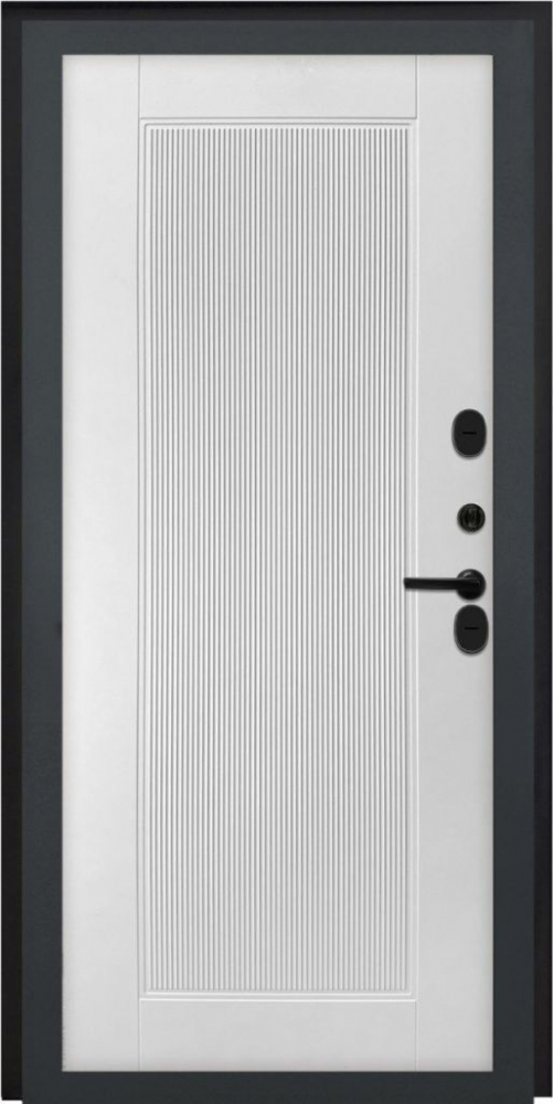 Входная дверь ДвериПРО Аура ПВХ 10мм Астрод Velutto Bianco DPRO198147 внутренняя сторона