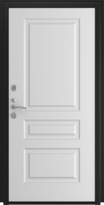 Входная дверь L Термо Эмаль L-2 (16мм, белая эмаль) внутренняя сторона